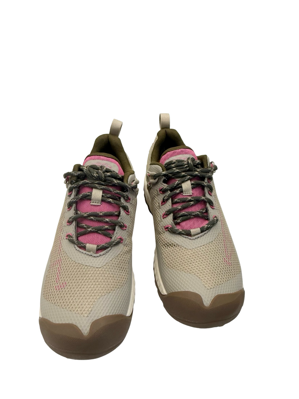 Keen Women's NXIS Evo Waterproof Hiking Shoes in Plaza Taupe/Ibis Rose - Picture 4 of 13